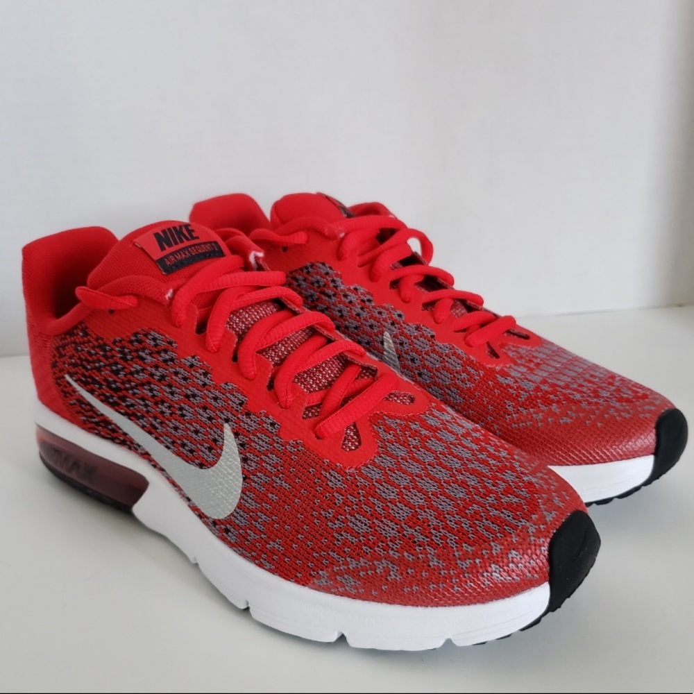 NEW Nike Air Max Sequent Two University Red